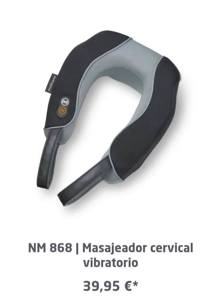 Masajeador cervical vibratorio Medisana NM 868